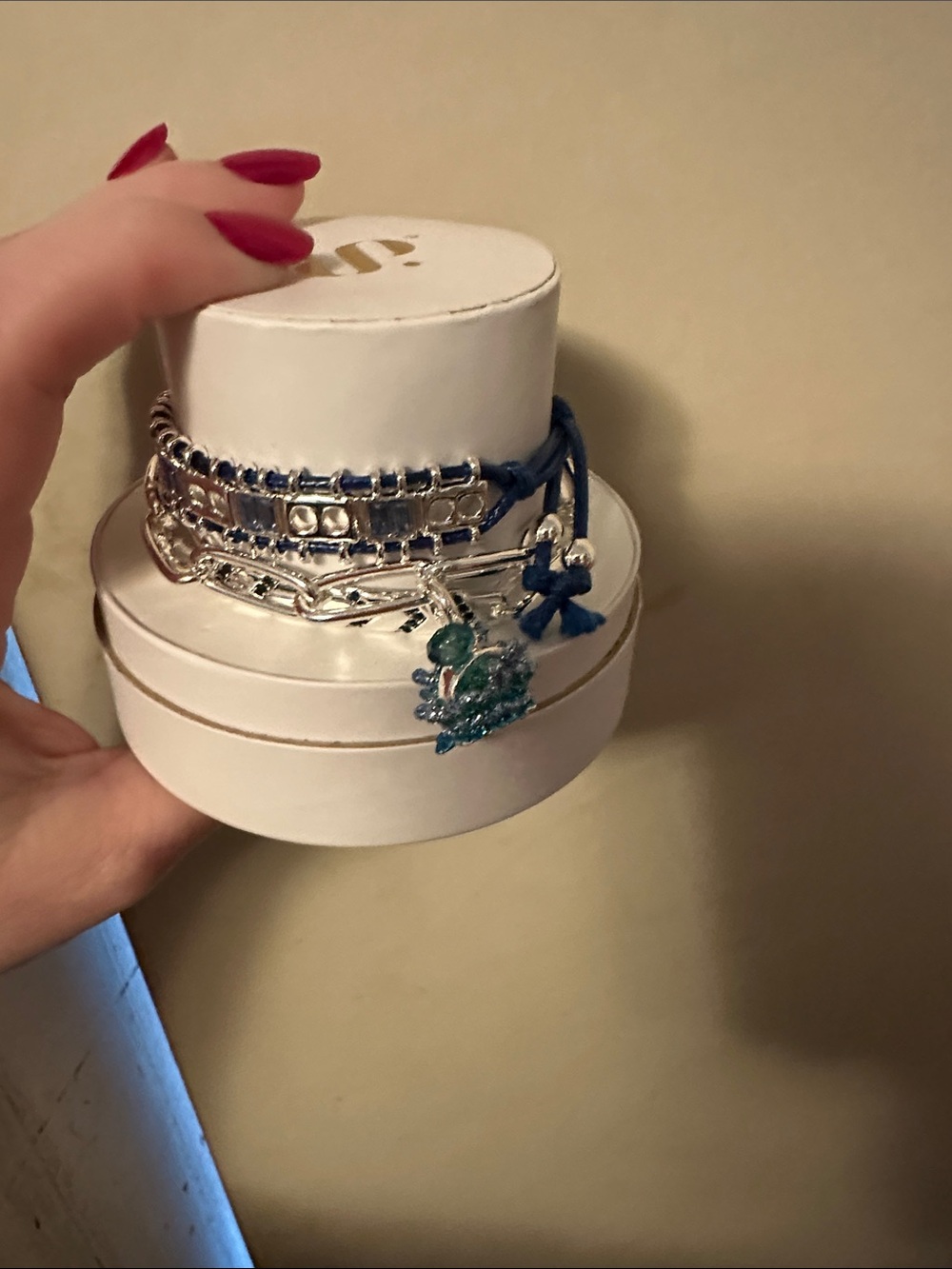 Spring stack - bomb party Ring glitter